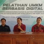 Bersama SMK Semen Gresik, Bumdes Pongangan Gresik Ajak UMKM Go Digital