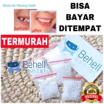 GIGI PALSU SEMENTARA 200 BUTIR / PENAMBAL GIGI PATAH RENGGANG TEMPORARY TOOTH TEMPTOOTH GINGSUL PATAH