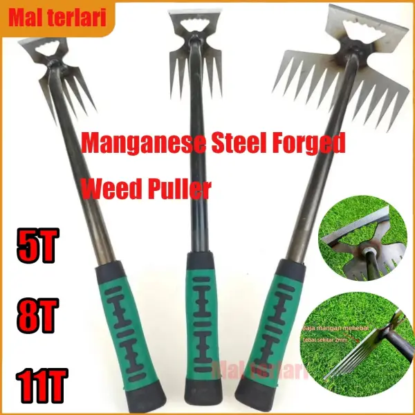Alat Pencabut Rumput Liar Garden Cangkul Kebun/Weeding Garu/Handheld Rake Pencabut Rumput