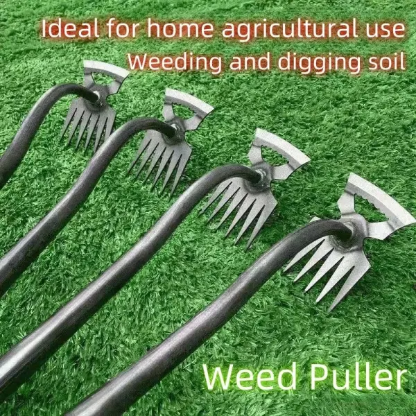 Alat Pencabut Rumput Liar Garden Cangkul Kebun/Weeding Garu/Handheld Rake Pencabut Rumput