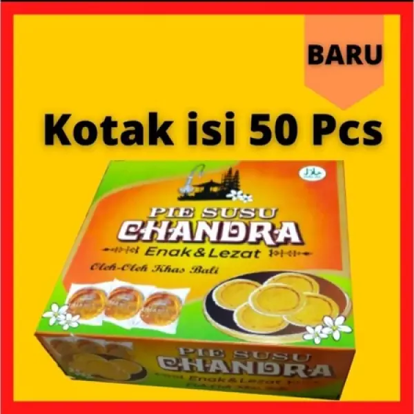 PIE SUSU CANDRA // FREE BOX CANDRA // FREE BOX PACKING //FREE FREGILE // 40 - 50 BIJI